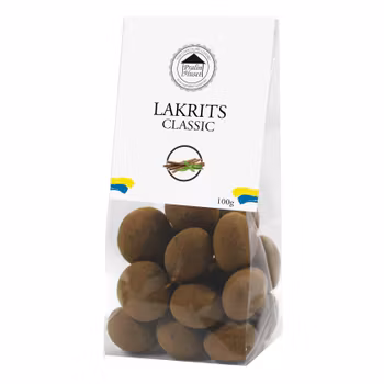 Lakritskulor - CLASSIC Lakritspulver 100g (x 10st)