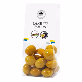 Lakritskulor - PASSIONSFRUKT 100g (x 10st)