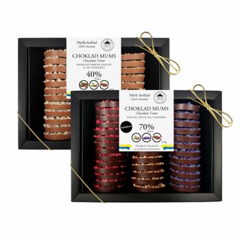 MUMS - 70% Saltlakrits & 40% Choklad (x 1st av varje)