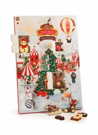 Julkalender - Julfigurer Ren Choklad 295g  i display (x 12st)