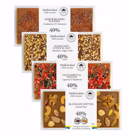Mixlåda 18 - 40% Choklad (20st i KRT/4 sorter)
