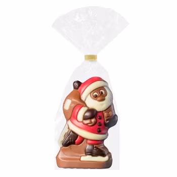 Chokladfigur - Santa on Skates 50g (x 12st)