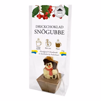 Drickchoklad - 40% Choklad - Snögubbe 55g (x 15st)