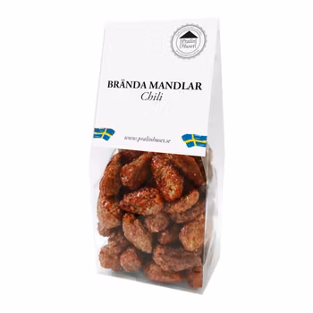 Brända Mandlar - Chili 100g (x 10st)