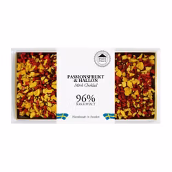 96% Choklad - Passionsfrukt & Hallon 100g (x 10st)