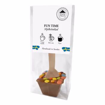 Drickchoklad - 35% Choklad - Fun-Time 50g (x 15st)