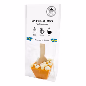 Drickchoklad - Apelsinchoklad - Marshmallows 50g (x 15st) SPECIAL