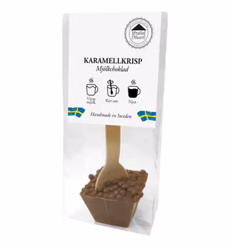 Drickchoklad - 35% Choklad - Karamellkrisp 50g (x 15st)