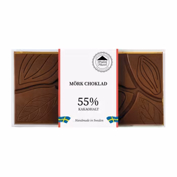 Sockerfri 55% Choklad - Ren Choklad 100g (x 10st)