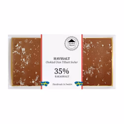 Sockerfri 35% Choklad - Havssalt 100g (x 10st)
