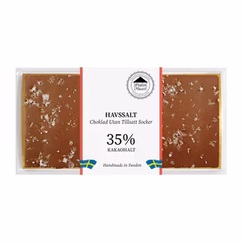 Sockerfri 35% Choklad - Havssalt 100g (x 10st)