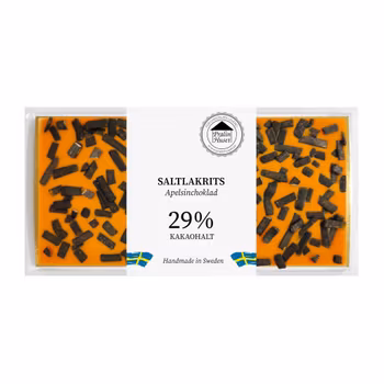 Apelsinchoklad - Saltlakrits 100g (x 10st)