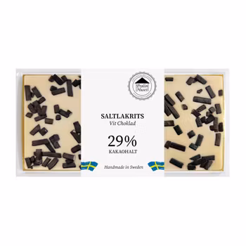 Vit Choklad - Saltlakrits 100g (x 10st)