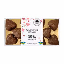 35% Mjölkchoklad - Små Hjärtan 90g (x 10st)