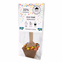 Drickchoklad - 35% Choklad - Fun-Time 50g (x 15st)