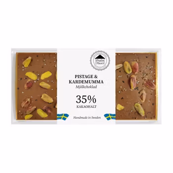 35% Choklad - Pistage & Kardemumma 100g (x 10st)