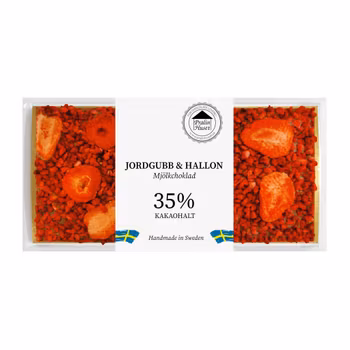 35% Choklad - Jordgubb & Hallon 100g (x 10st)