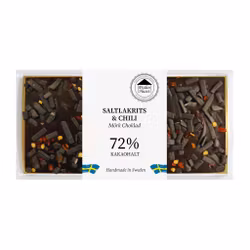 72% Choklad - Saltlakrits & Chili (x 10st)