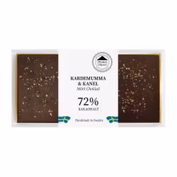 72% Choklad - Kardemumma & Kanel 100g (x 10st)