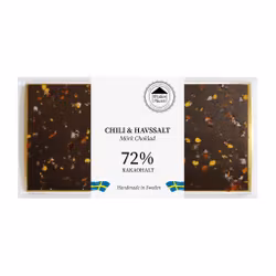 72% Choklad - Chili & Havssalt 100g (x 10st)