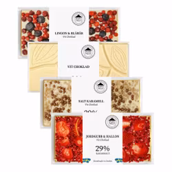 Mixlåda 20 - Vit Choklad (20st i KRT/4 sorter)