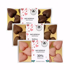 Mixlåda 17 - Små Hjärtan 20st (10x Jord / 5x 35% / 5x 72%)