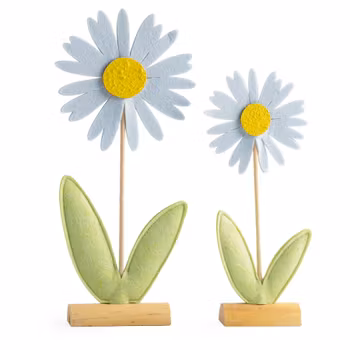 Daisy Blommor Display (x 4st par)