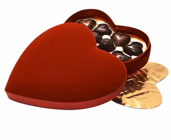 Sammets Hjärta Tom (x 2st)