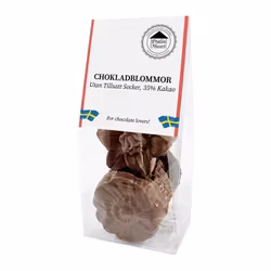 Sockerfria Blommor Mjölkchoklad 100g (x 10st)
