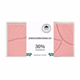 Jordgubbschoklad - Ren Choklad 100g (x 10st) SPECIAL