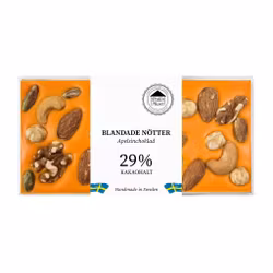 Apelsinchoklad - Blandade Nötter 100g (x 10st) SPECIAL