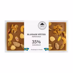 35% Choklad - Blandade Nötter 100g (x 10st)