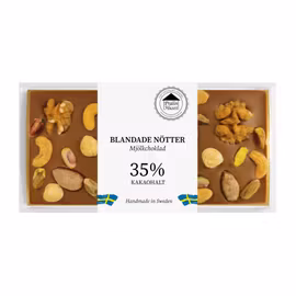 35% Choklad - Blandade Nötter 100g (x 10st)