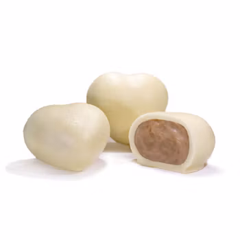 Pralin - Champagne Hjärta Vit Choklad 12g/st (x 40st)