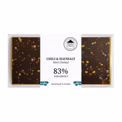 83% Choklad - Chili &% Havssalt 100g (x 10)