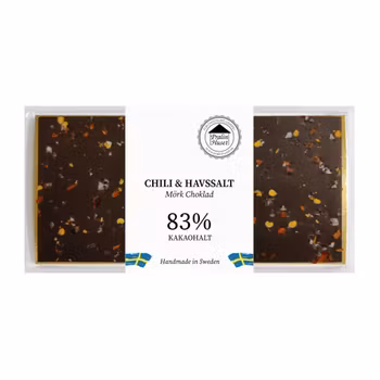83% Choklad - Chili &% Havssalt 100g (x 10)