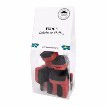 Fudge - Lakrits & Hallon 100g (x 10st)