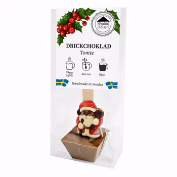 Drickchoklad - 35% Choklad - Tomte 55g (x 15st)