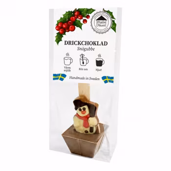 Drickchoklad - 35% Choklad - Snögubbe 55g (x 15st)
