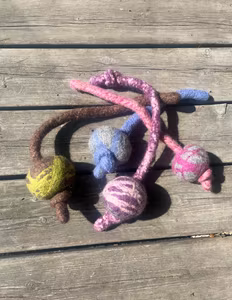 Tovad boll med handtag