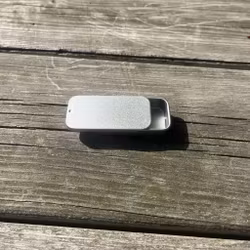 Behållare Ståldosa med skjutlock