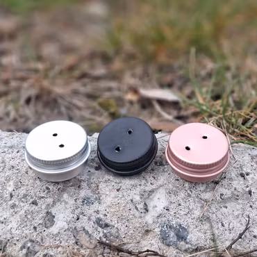 Behållare rund, liten med magnet