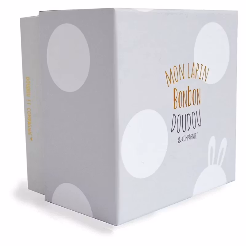 Doudou Et Compagnie- LAPIN BONBON 20cm - Taupe Bunny