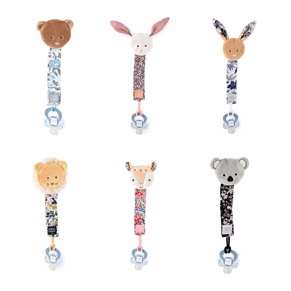 Doudou Et Compagnie- BOH´AIME - Pacifier Holder Björn/ Napphållare.