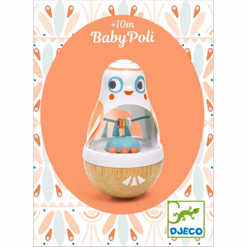 Djeco- Baby White, Poli/ trälek