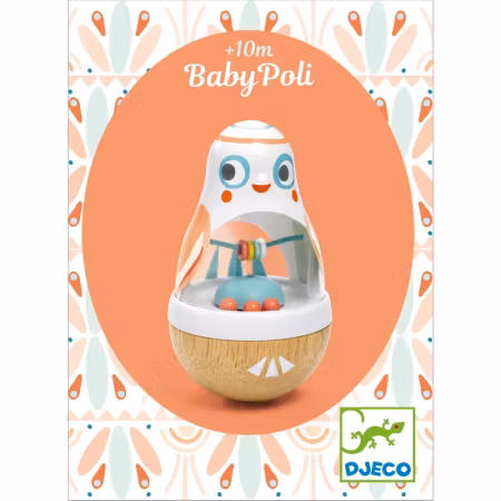 Djeco- Baby White, Poli/ trälek