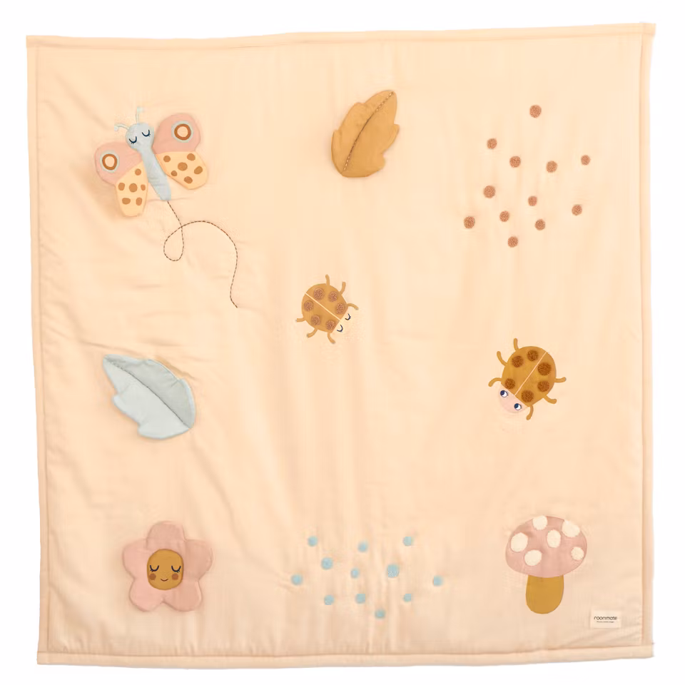 Roommate- Activity Blanket -Baby Bugs - PASTEL/ aktivitetlek