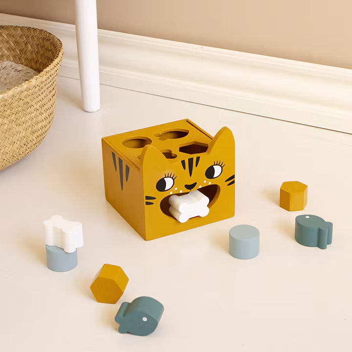 Roommate- Sorting Box - Tiger/ trälek
