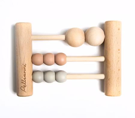 Pellianni- Wooden Abacus pastel/ trälek