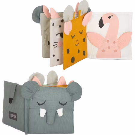 Roommate-NURSERY BOOK - JUNGLE LIFE/ tygbok